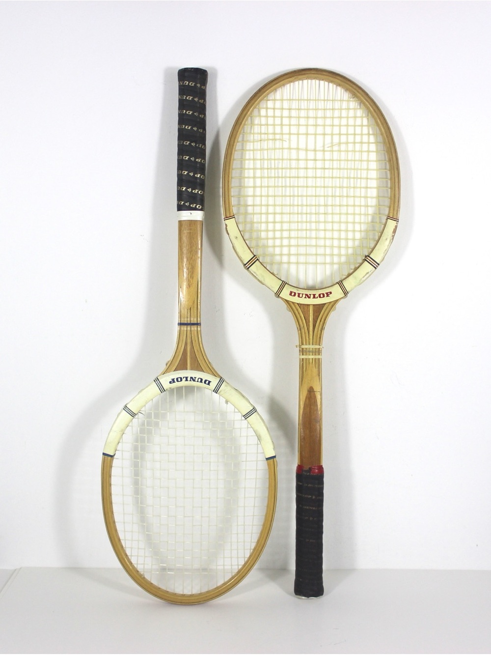 Curated Set of Antique Sport Tennis Rackets for Designer Decorating Wood Racquet